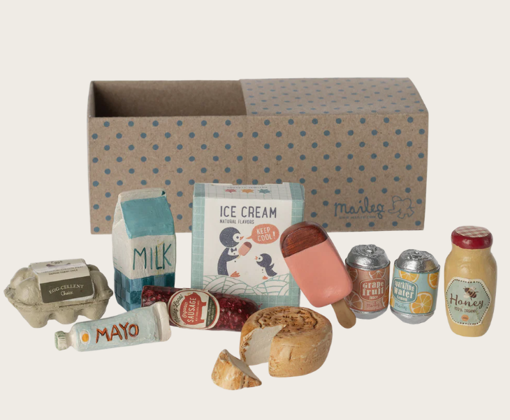 Caixa de alimentos em miniatura
