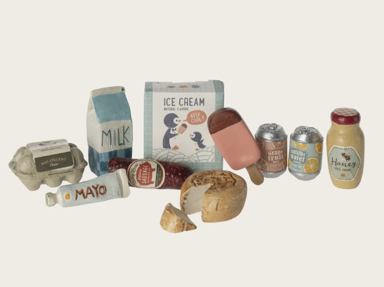 Caixa de alimentos em miniatura