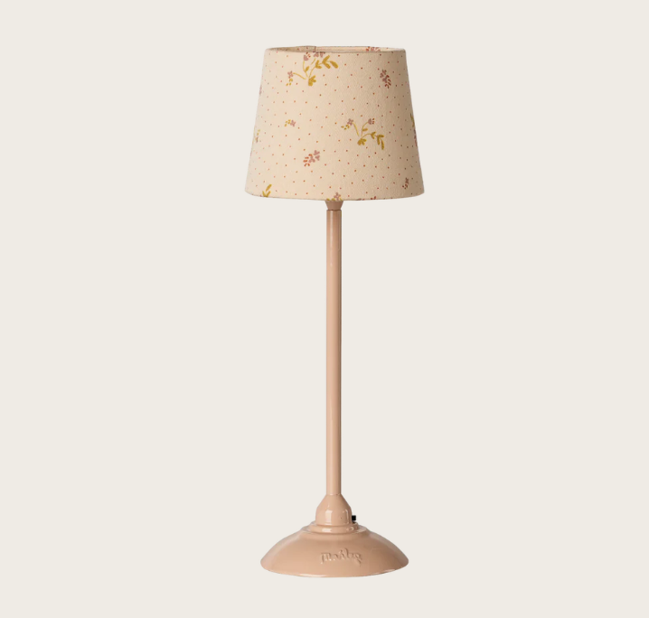 Candeeiro de pé, Miniatura – Rosa pastel