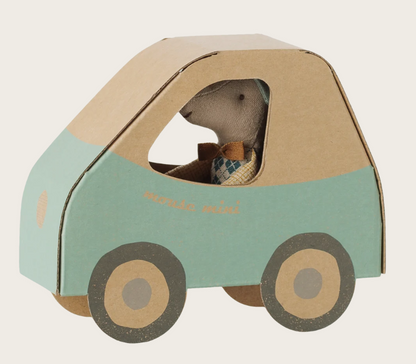 Ratinho Irmão com Carro Maileg