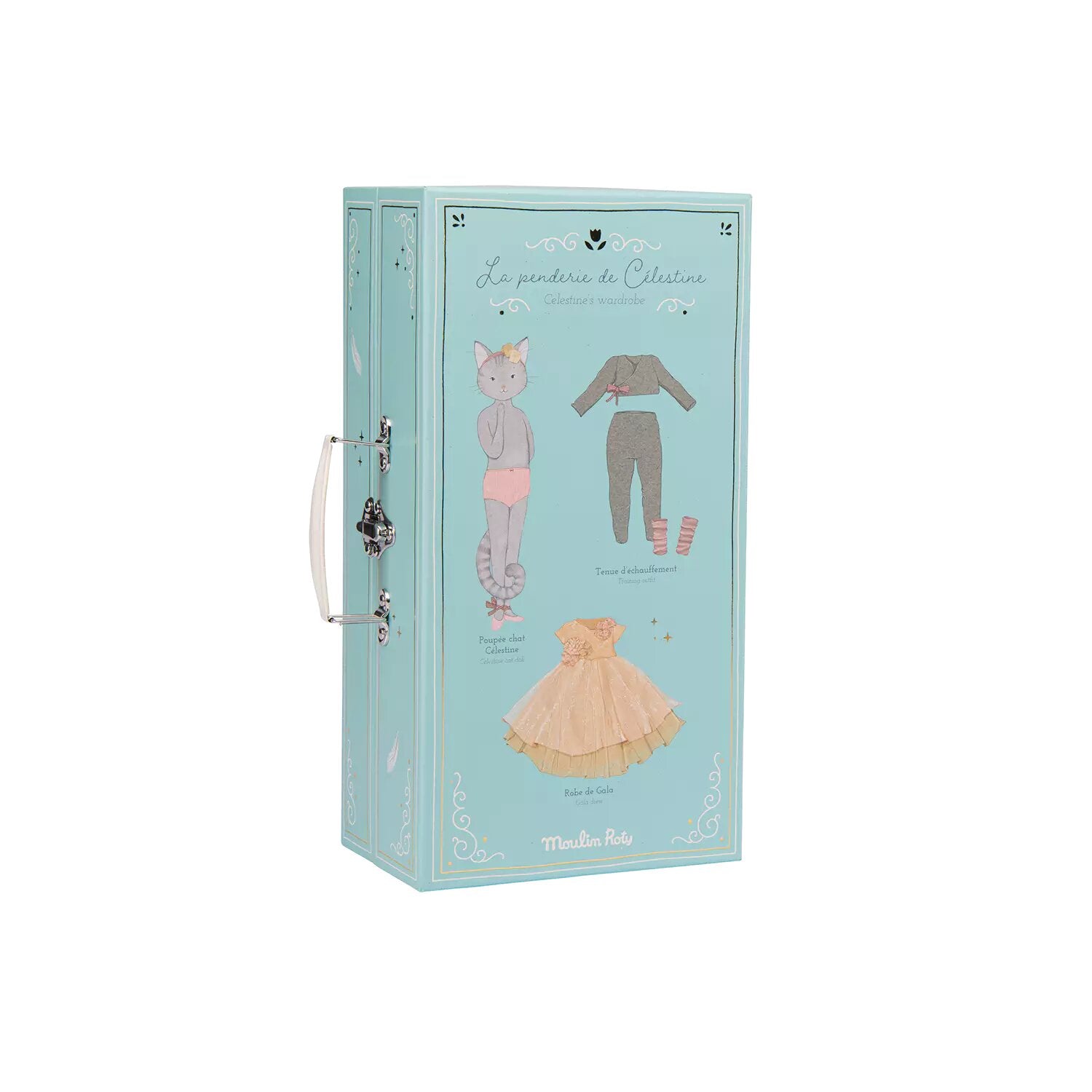 Celestine the Cat – Petite École de Danse Ballerina Suitcase | Moulin Roty
