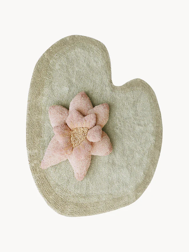 Tapete Puffy Water Lily com Almofada