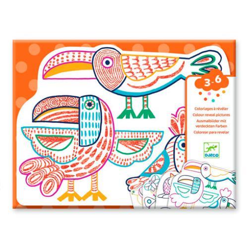 Familias salvajes - Juego de colorear