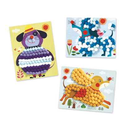 PomPom Dogs - Collage Game
