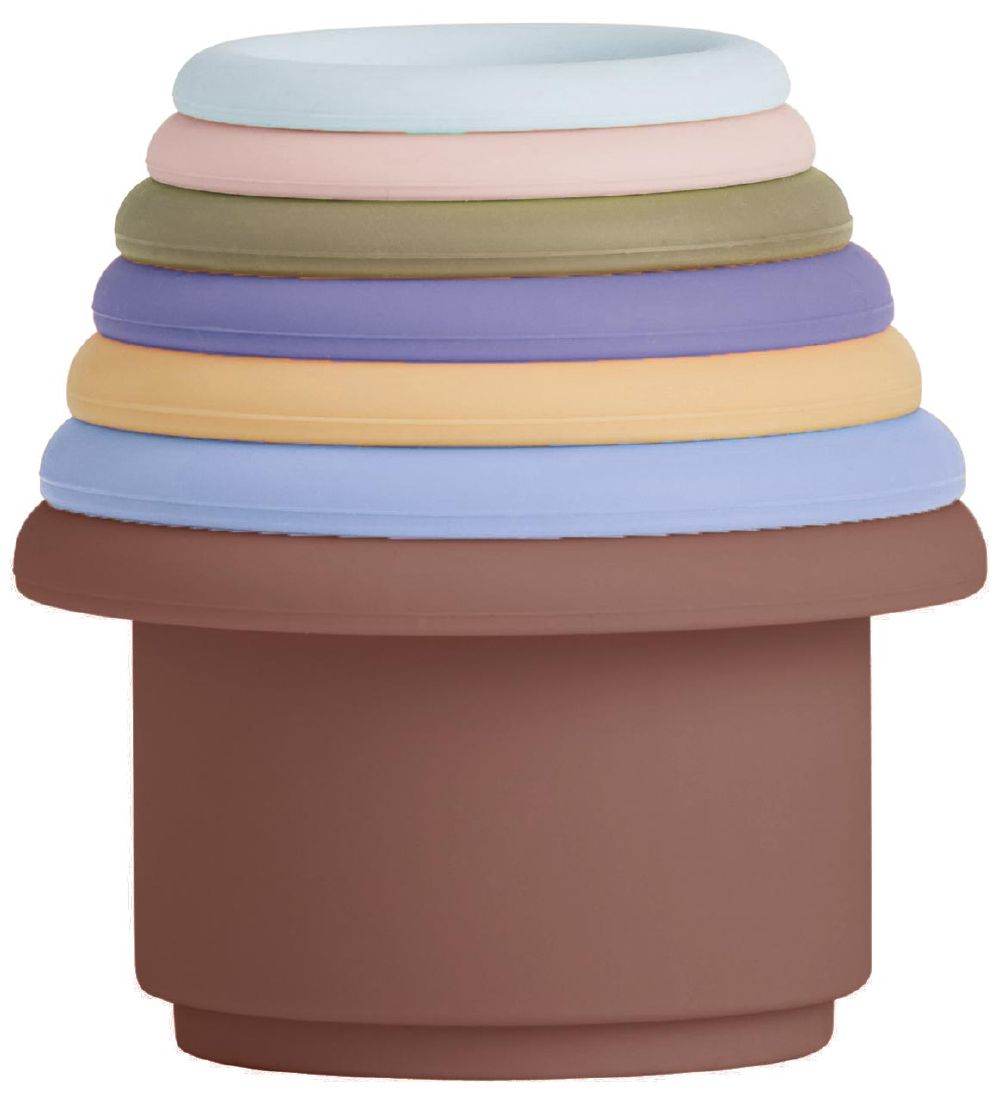 Stackable silicone bowls