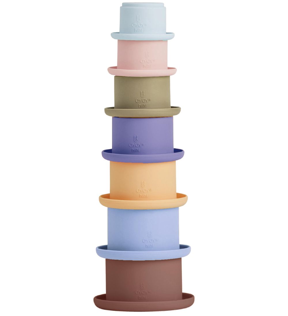 Stackable silicone bowls