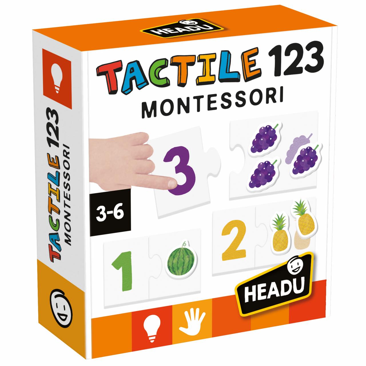 Montessori - Tactile Numbers Game - Headu