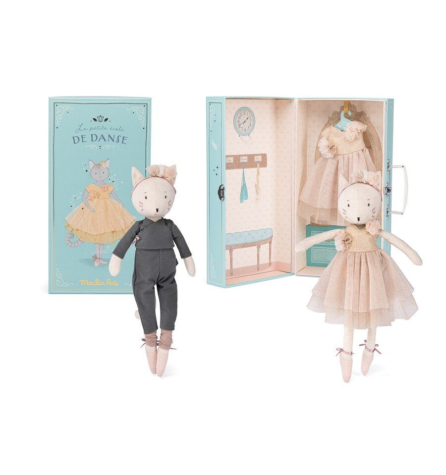 Celestine the Cat – Petite École de Danse Ballerina Suitcase | Moulin Roty