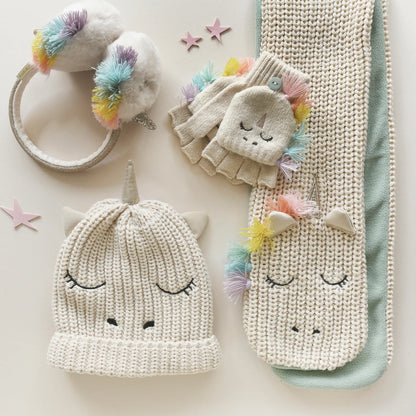 Knitted gloves &quot;Unicorns&quot;