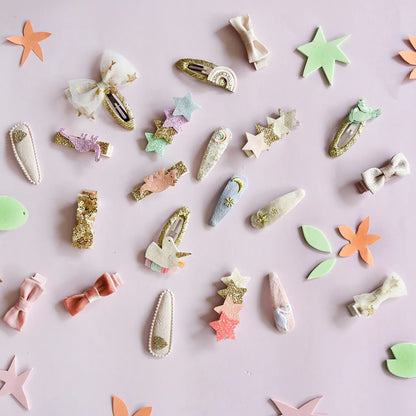 Ganchos de unicornio arcoíris