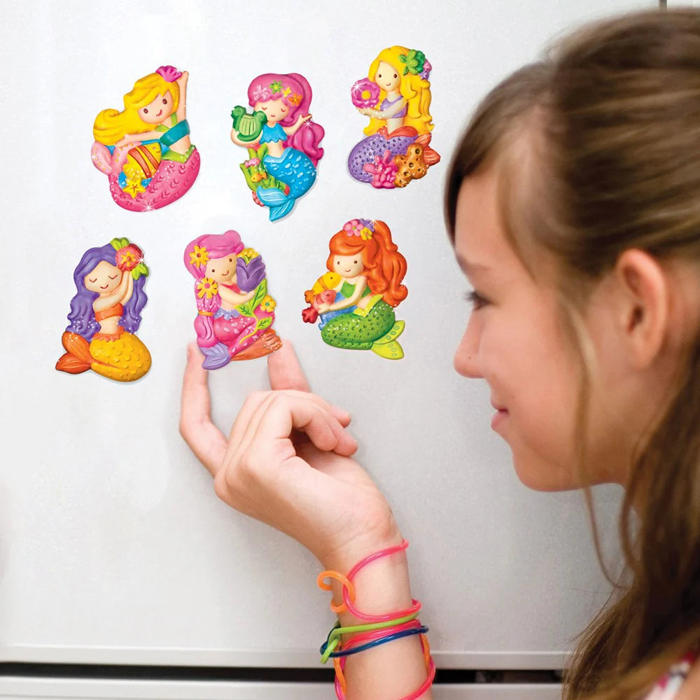 Mold and paint with glitter - Princesses