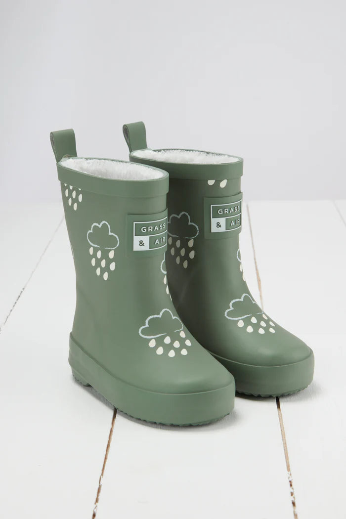 Galochas - nuvens com chuva muda de cor!