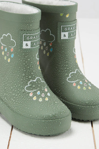 Galochas - nuvens com chuva muda de cor!