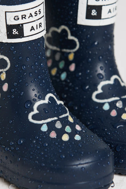 Galochas - nuvens com chuva muda de cor!
