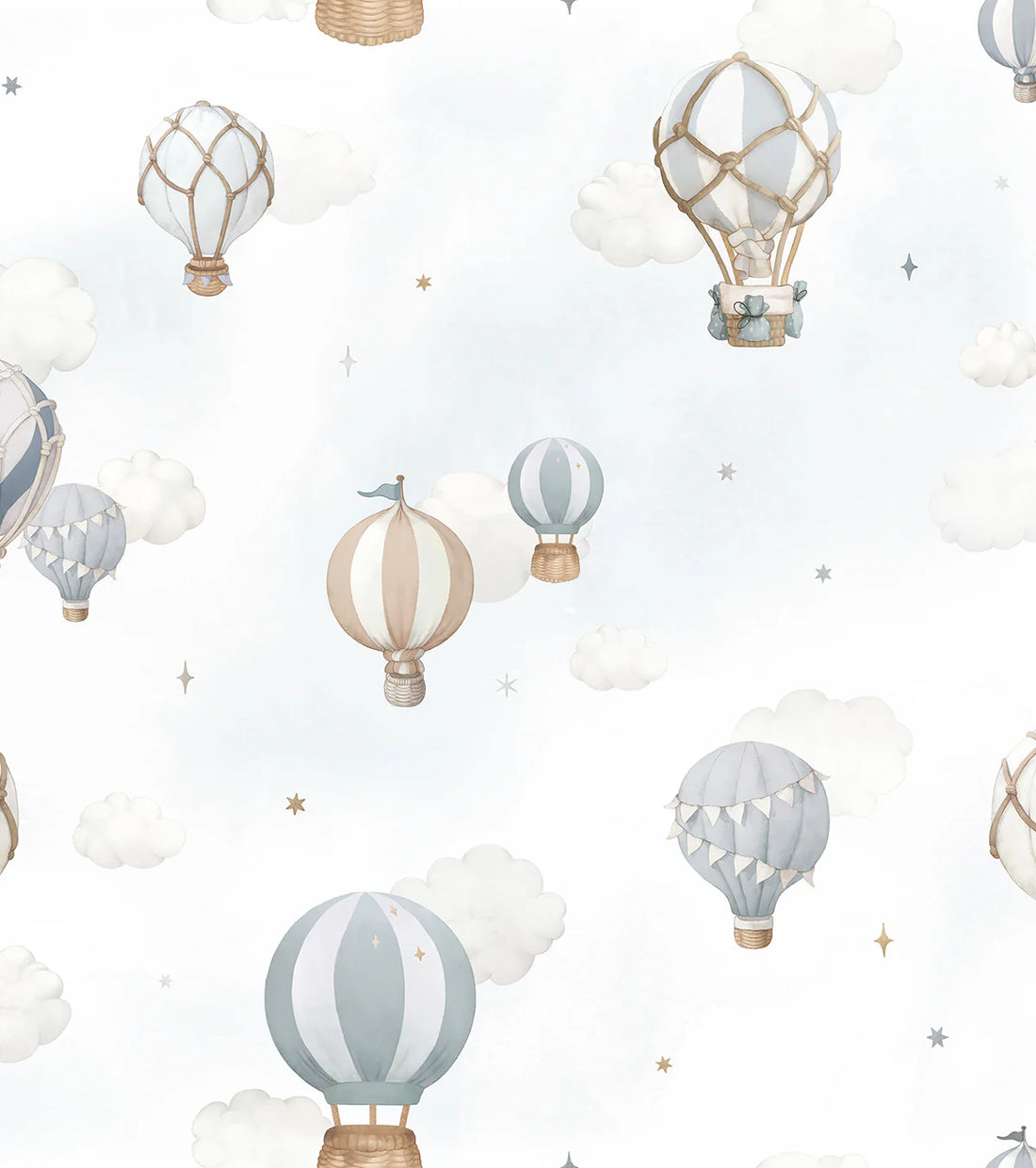 SELENE - Blue Hot Air Balloons