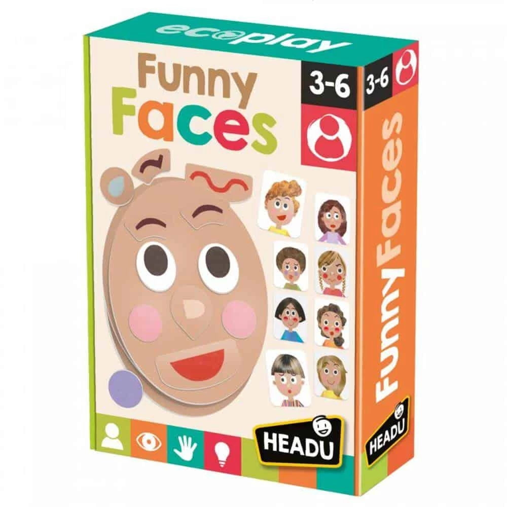 Jogo das emoções &quot;Funny Faces&quot;