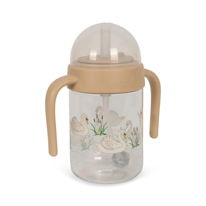 Taza con asas y pajita para bebés
