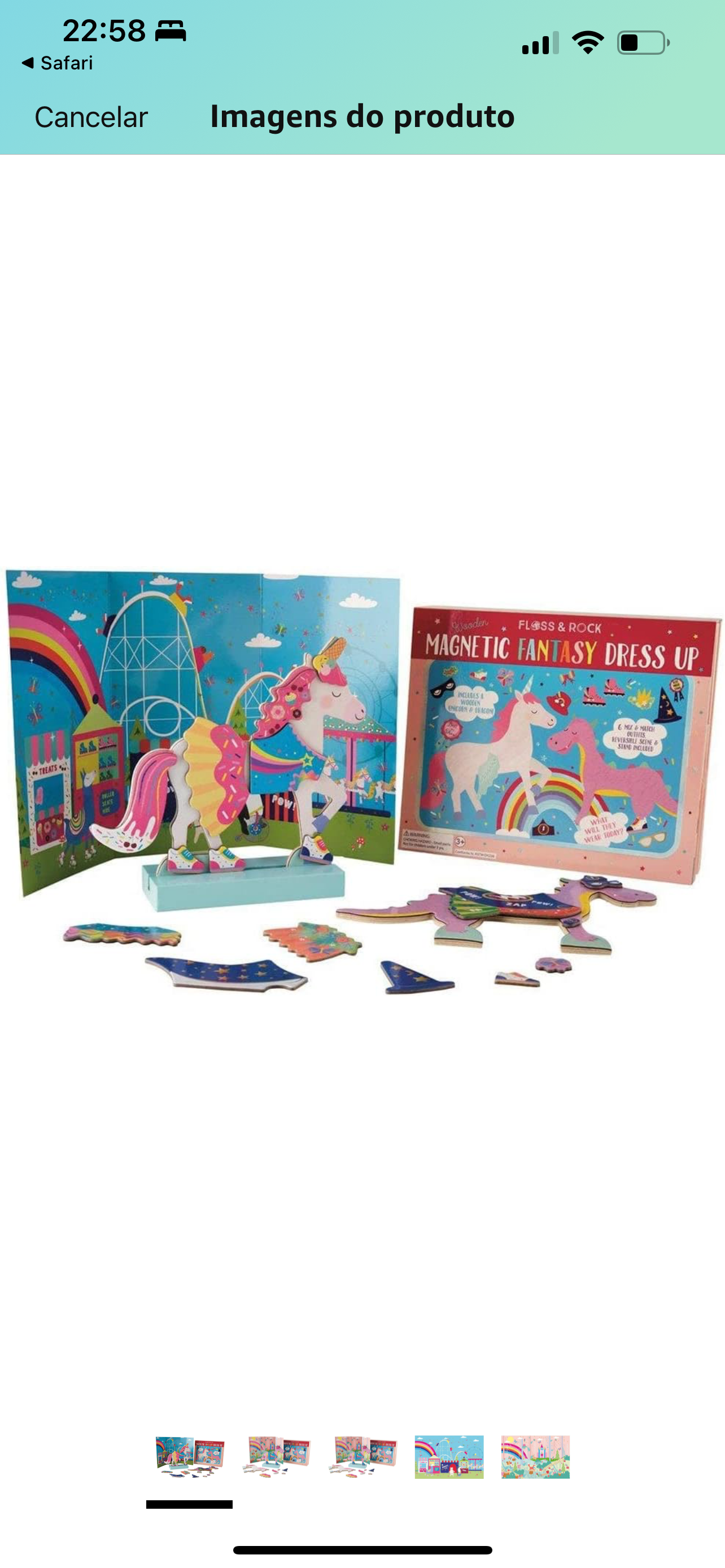 Magnetic game “Unicorns and Dragons”