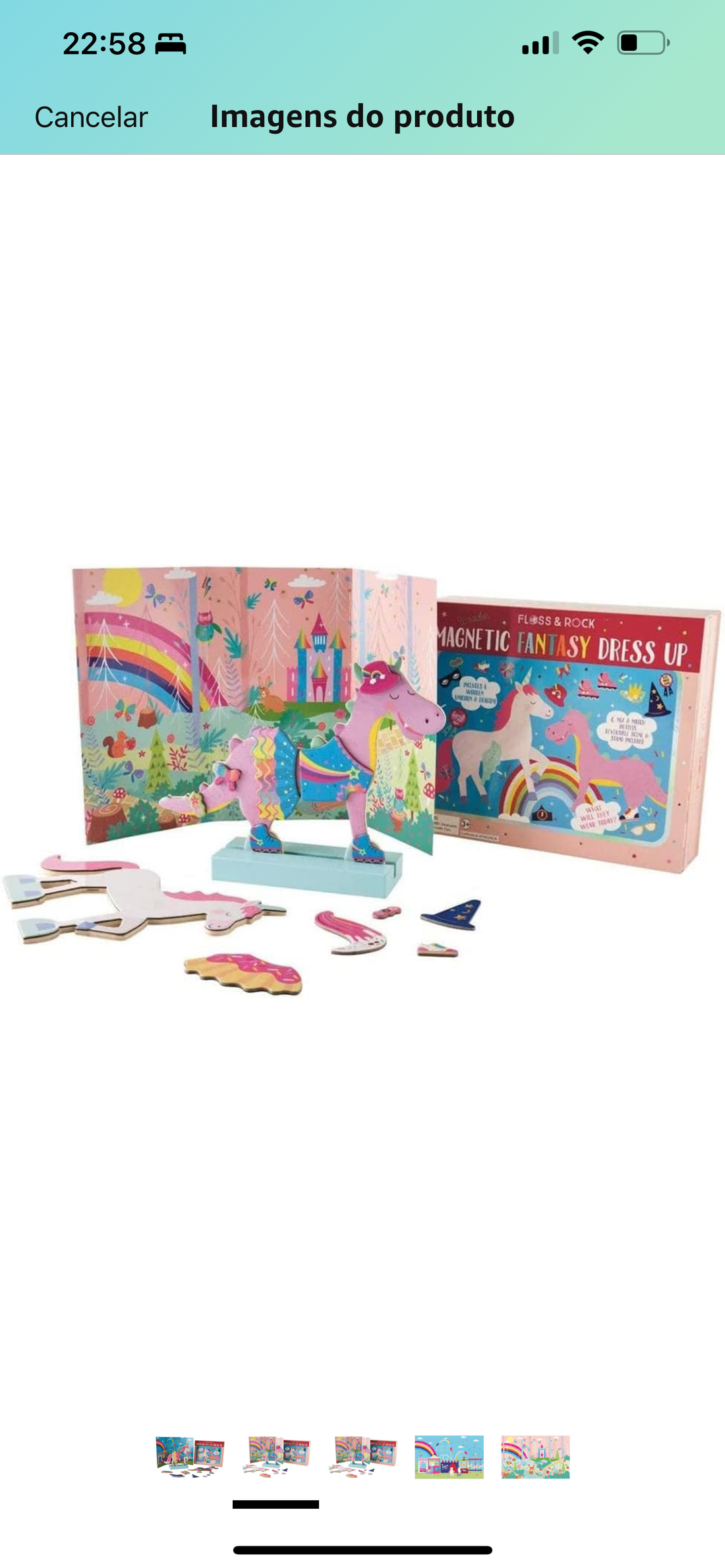Magnetic game “Unicorns and Dragons”