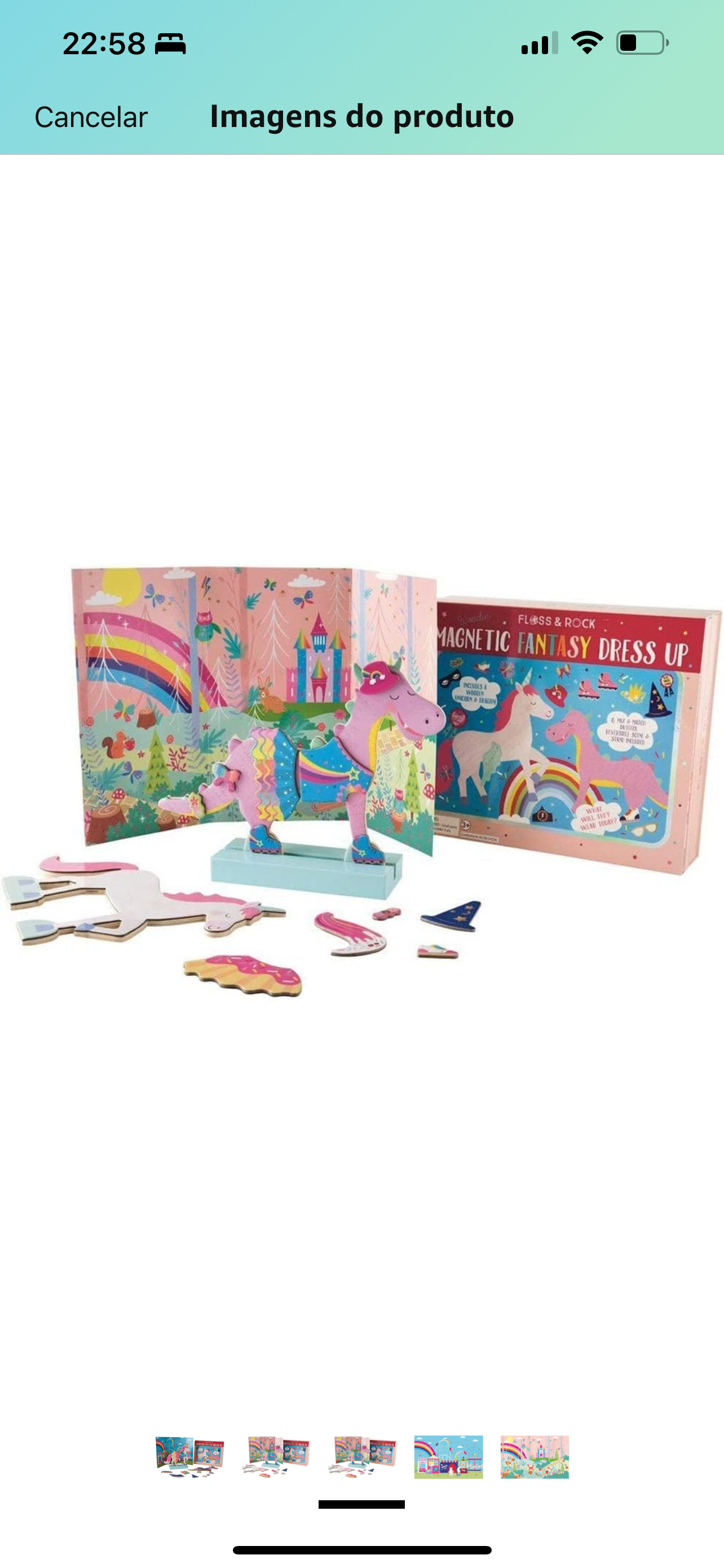 Magnetic game “Unicorns and Dragons”