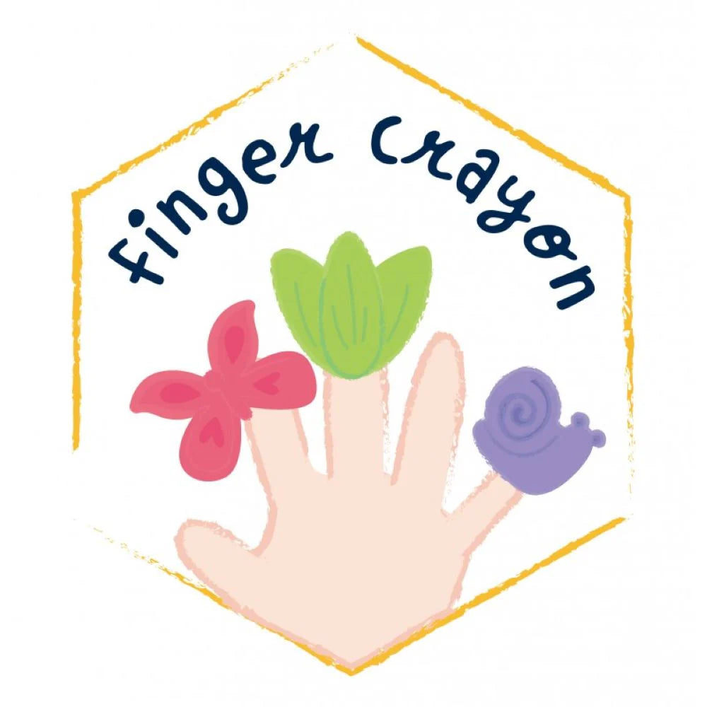 Garden finger crayons