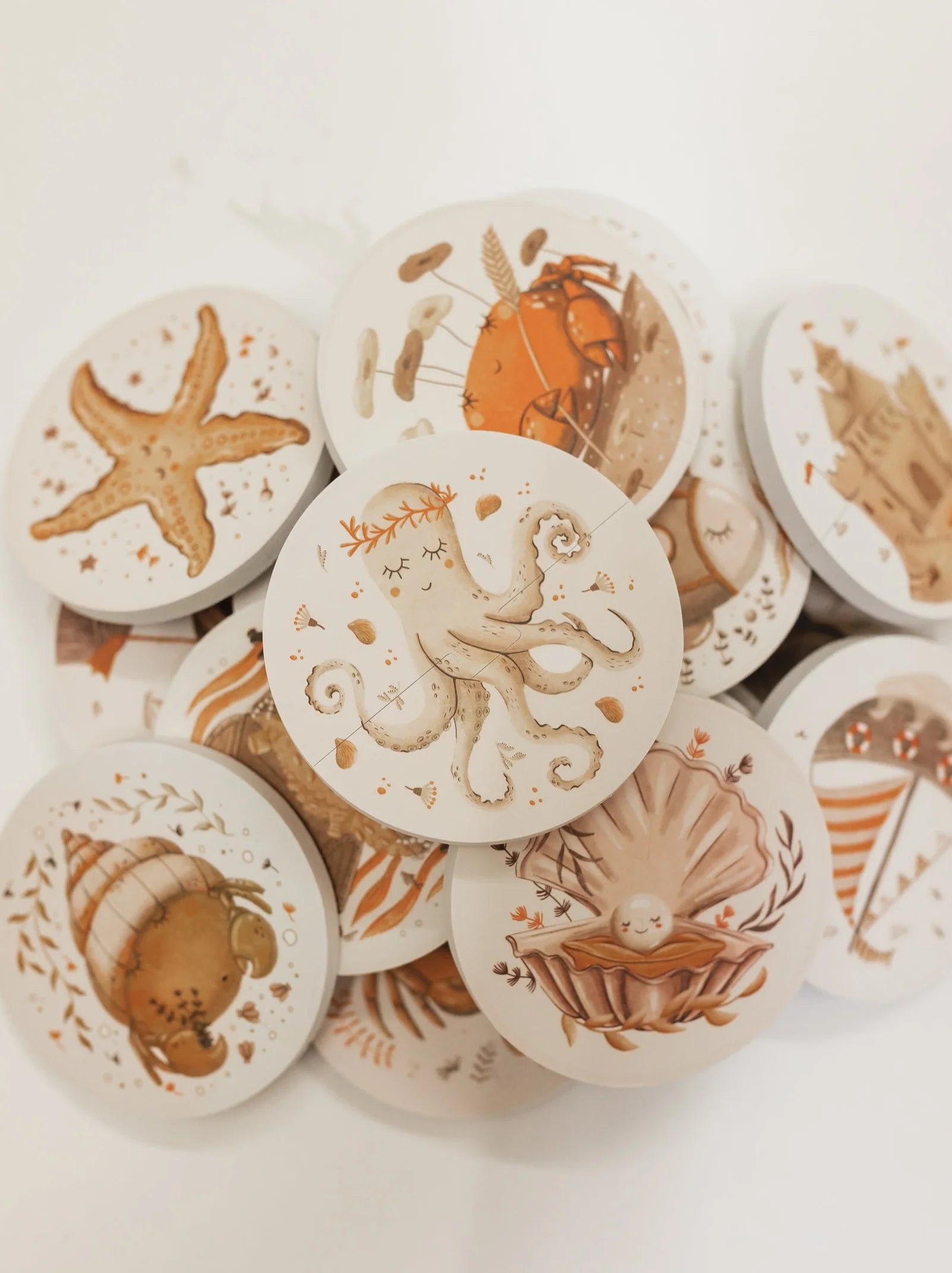 Rompecabezas de baño flotantes