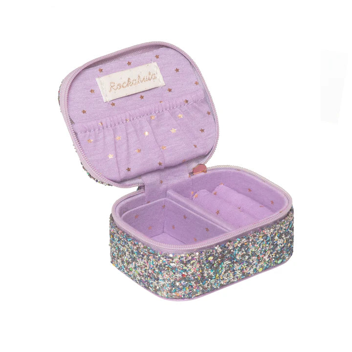 Mini joyero con purpurina
