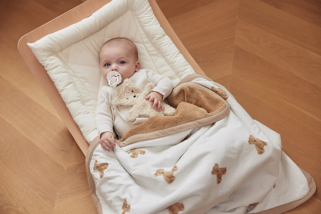 Teddy Bear Crib Blanket