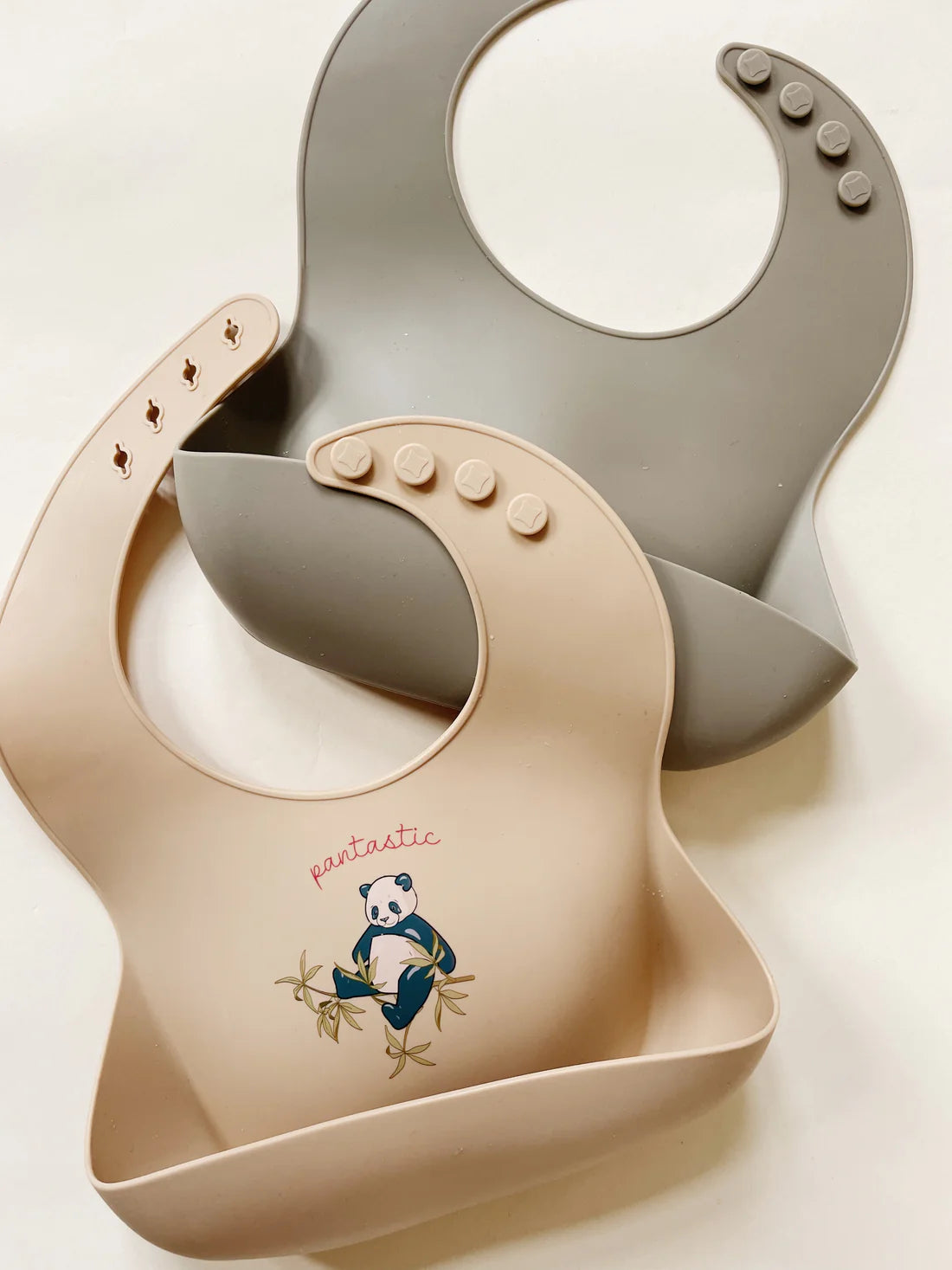 Pack of 2 Silicone Bibs