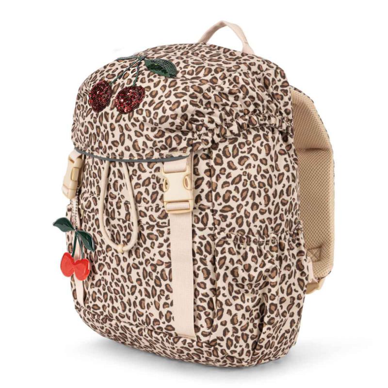 Mochila Escolar Konges Sløjd Leo com Bolsa de ginástica e Capa de Chuva