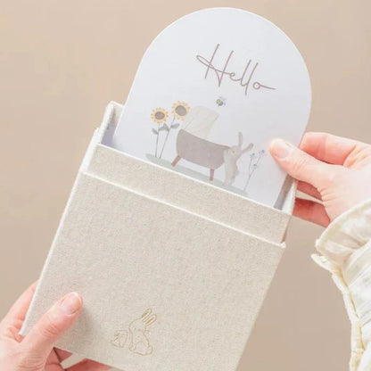 Milestone cards Baby Bunny