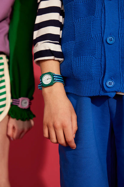 Relógio Mini Kyomo Stripes - Discover a Day on Earth