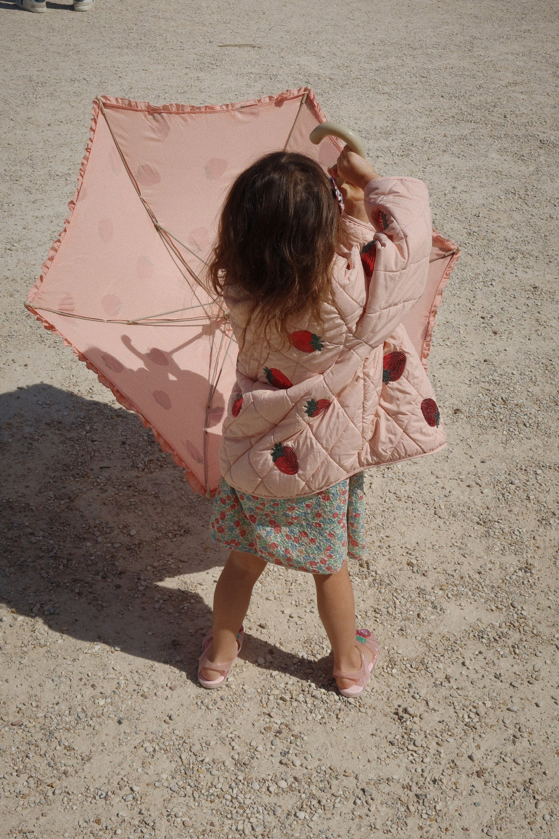 Glitter frill umbrella