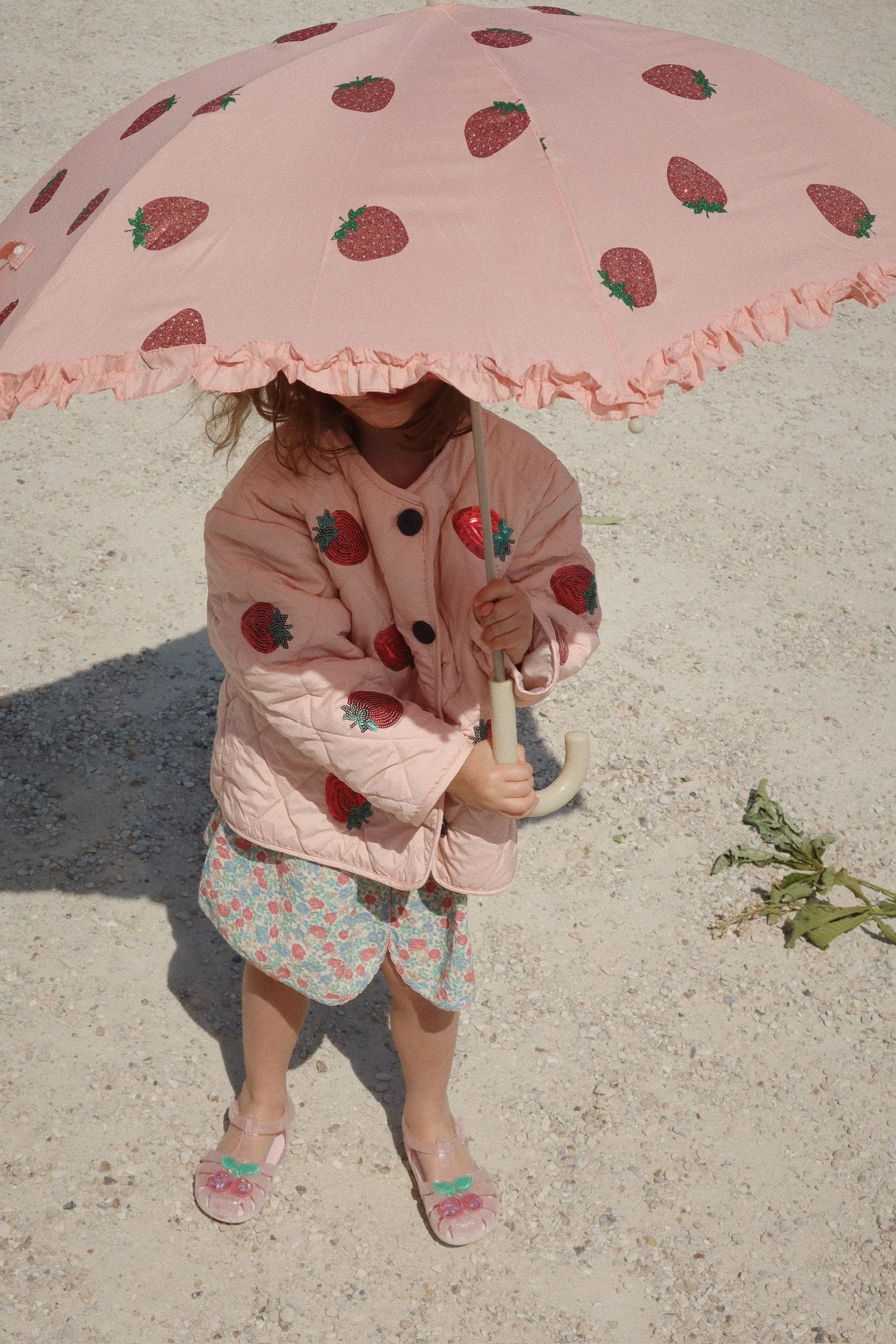 Glitter frill umbrella