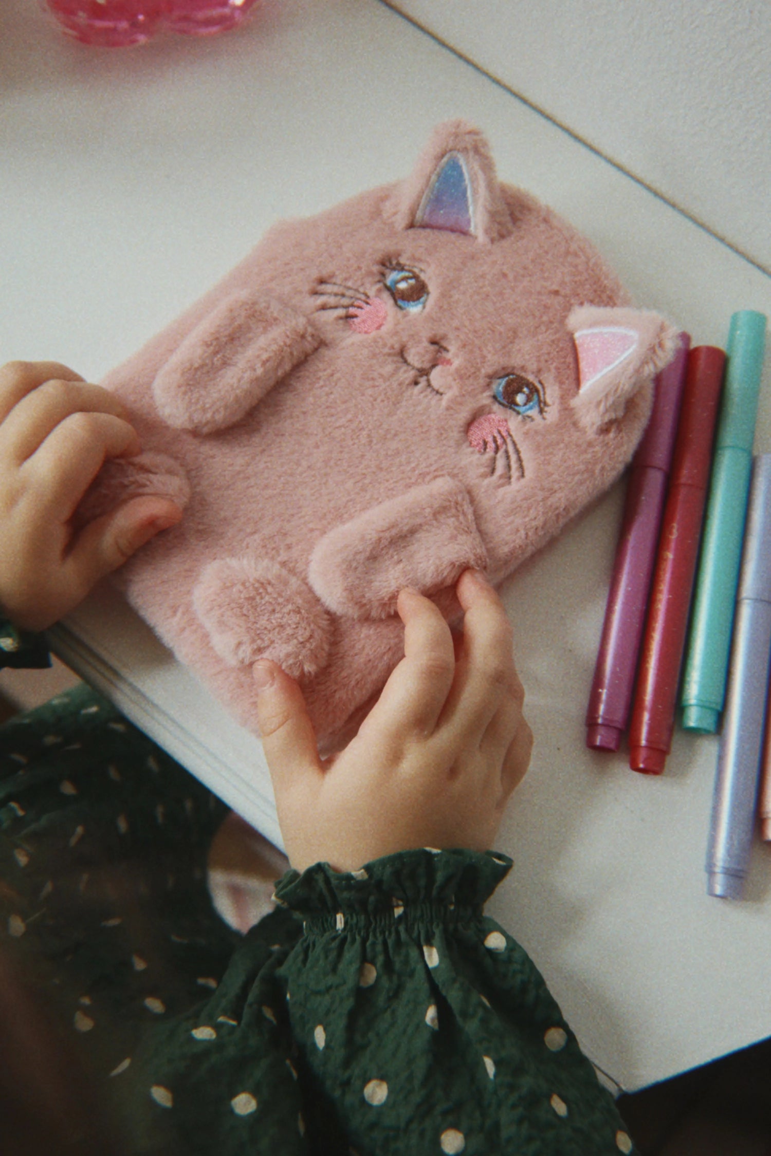 Caderno Infantil Gatinho Soft com 80 Páginas