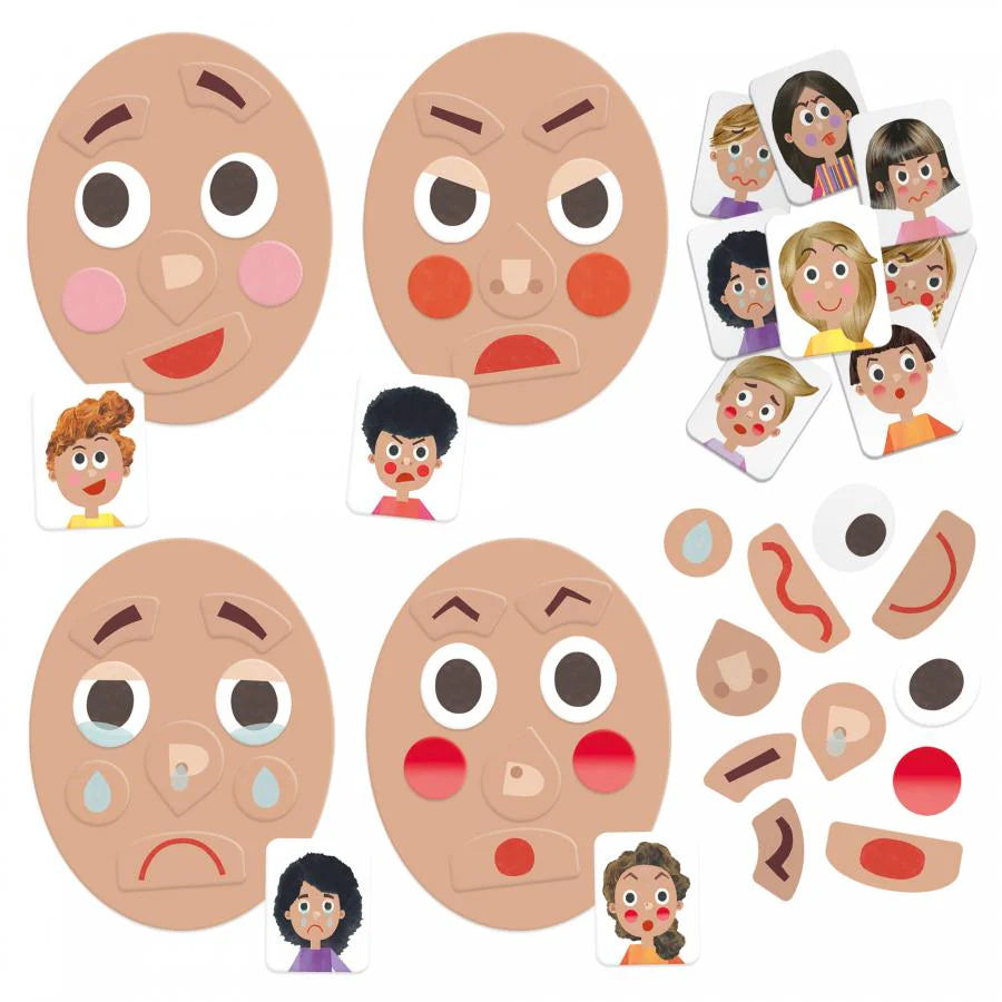 Jogo das emoções &quot;Funny Faces&quot;