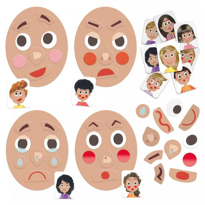 Jogo das emoções &quot;Funny Faces&quot;