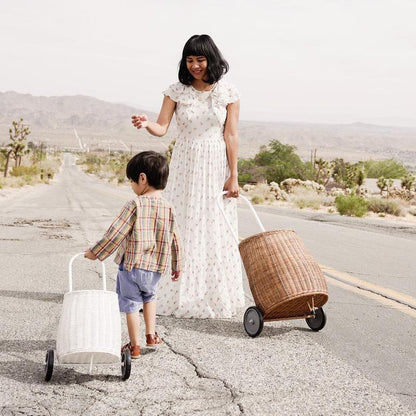 Olli Ella Rattan Big Luggy | Rattan Cart
