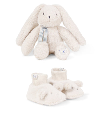 Conjunto de nascimento – Peluche + Botinhas (Urso ou Coelho)