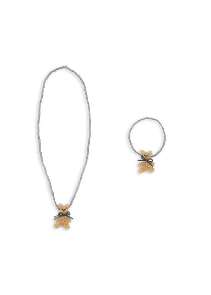 Necklace + bracelet set - Teddy