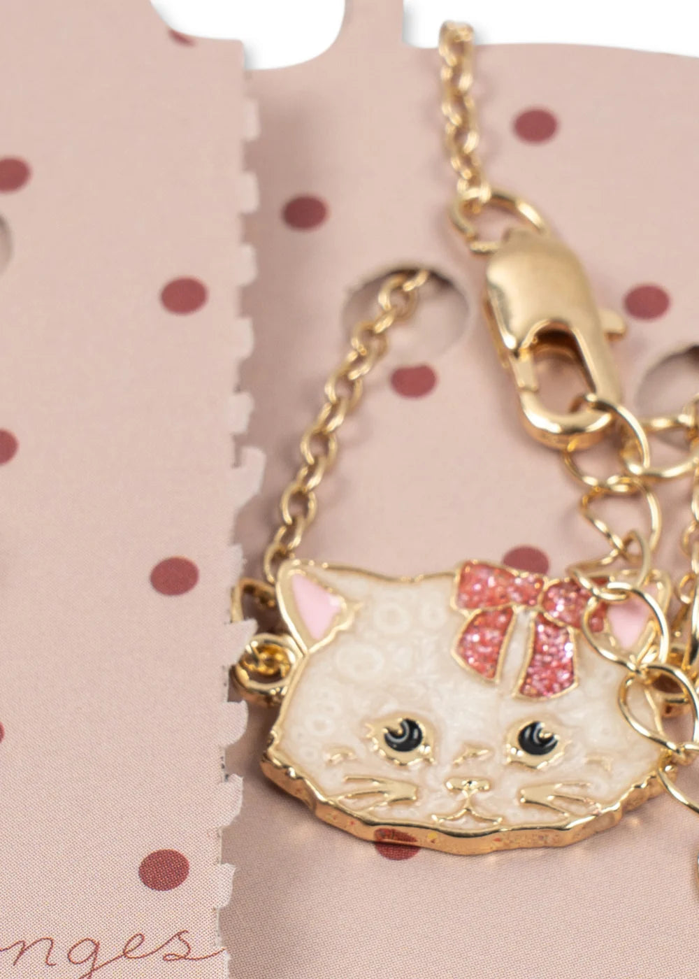 Pulseiras da Amizade Kitty Gold – 2 Unidade