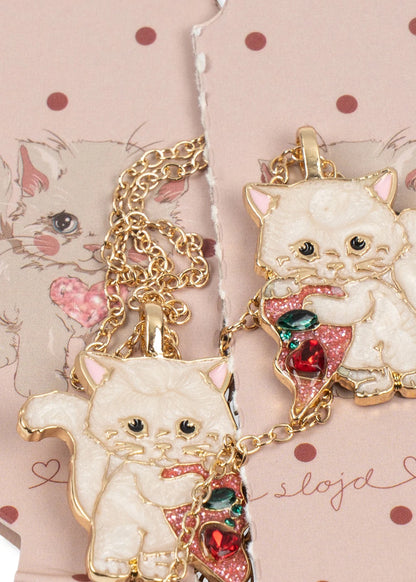 Colares da Amizade Kitty Gold – 2 Unidades