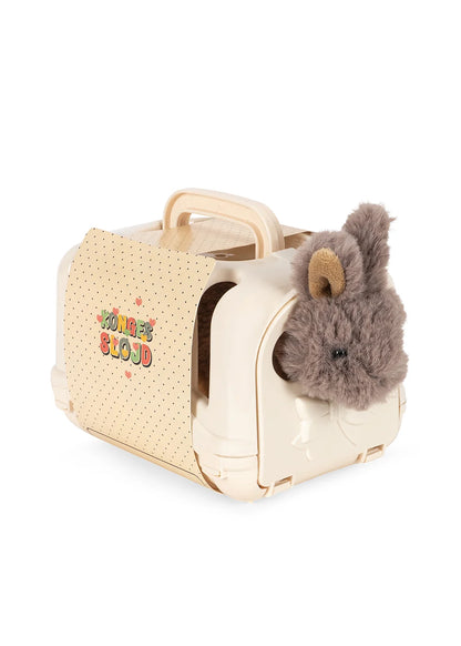 Mini Peluche Coelhinho "Take Care of Me" com Transportadora e Manta
