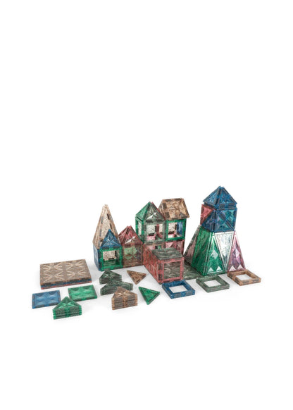Conjunto de Construção Magnética com Glitter – 100 Peças