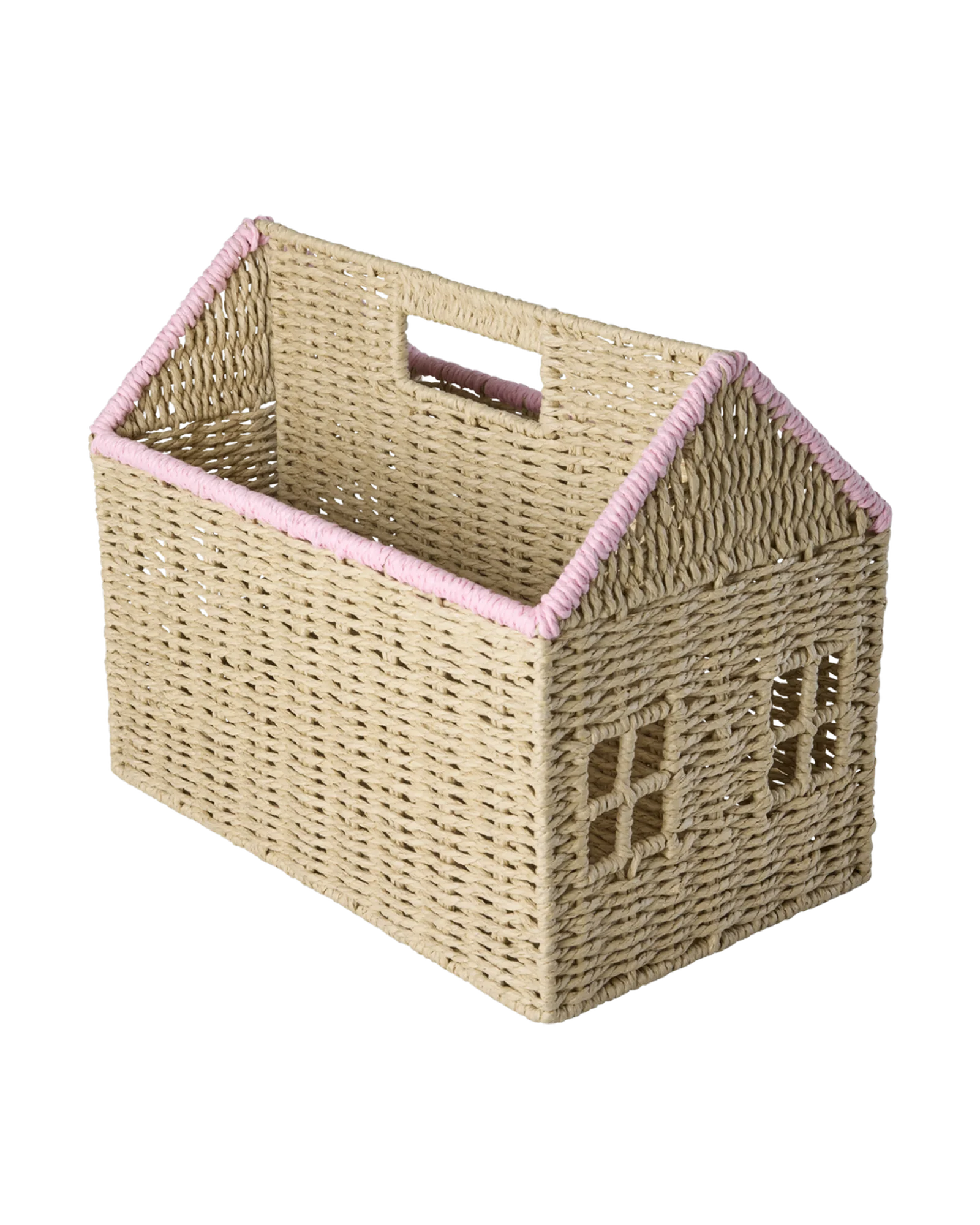 Cesta para Livros em Formato de Casa