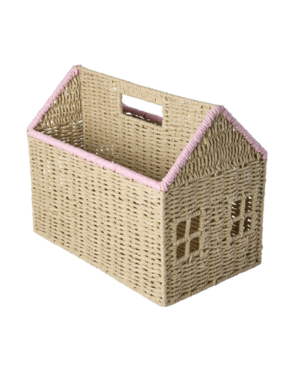 Cesta para Livros em Formato de Casa