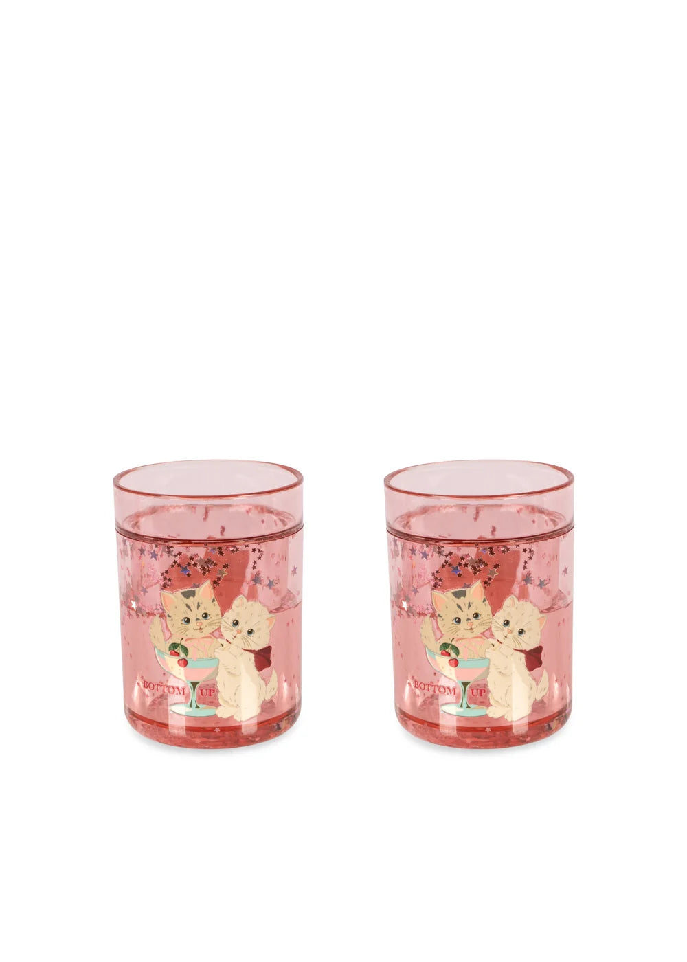 Conjunto de 2 Copos com Glitter