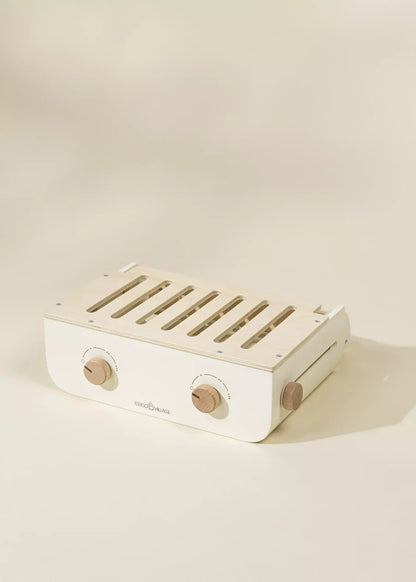 Conjunto de barbacoa de madera