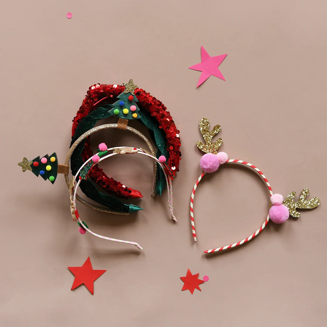 Bandolete "Renas de Natal"