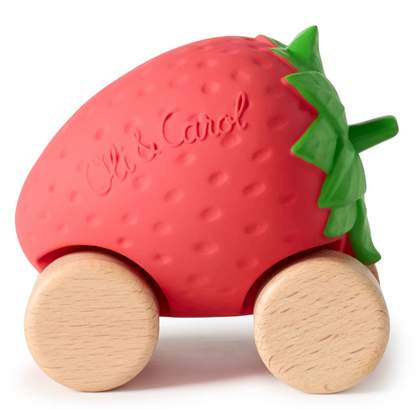 Mordedor y carrito &quot;Cariño, el coche de las fresas&quot;